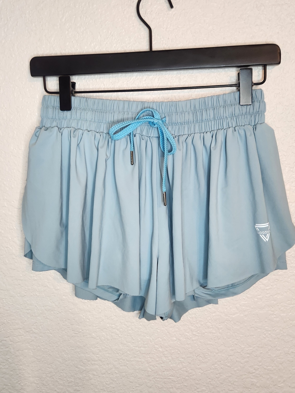 Luogongzi blue tennis skort flowy running shorts size L